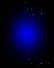 Abstract technology background Hi-tech communication concept innovation isolated background vector illustration