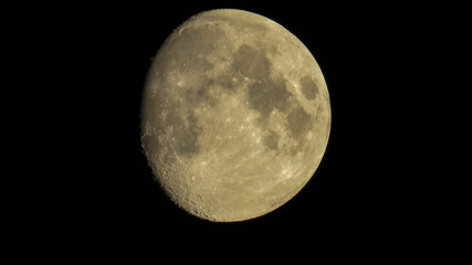 moon in the night sky