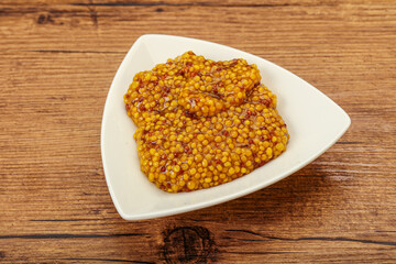 Dijon mustard sauce with seeds