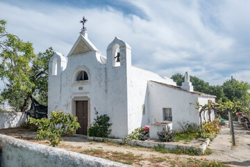 charming church in Alcantarilha for Patron Saint Sebastiao