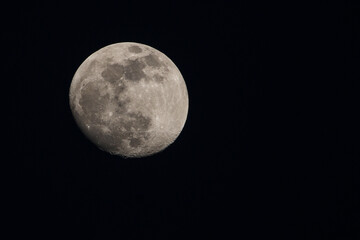 Full moon background. The Moon is an astronomical body orbiting the planet Earth.