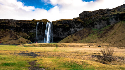 selfjalandsfoss one of the most beautiful waterfalls in all iceland