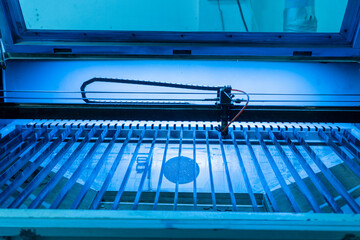 Obraz premium close up view of a modern computer