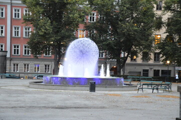 fountain in the park stockholm