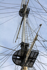 sailing ship mast
