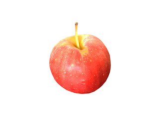 Fruit and apple on the white background