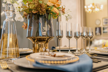 wedding table setting