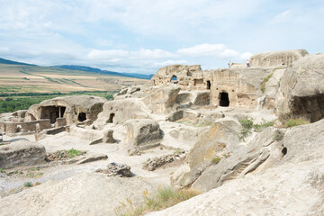 Ruins of Uplistsikhe. a famous Historic site in Gori, Shida Kartli, Georgia.