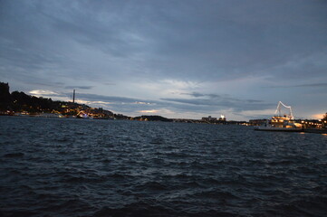 old town stockholm sunset water