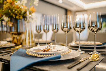 wedding table setting