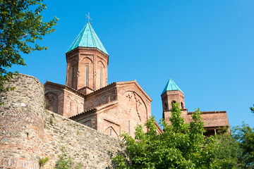 Fototapeta na wymiar Gremi Fortress and Church complex. a famous Historic site in Gremi, Kakheti, Georgia.