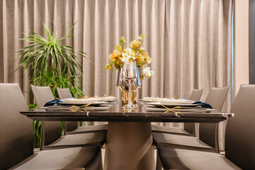 modern dining room