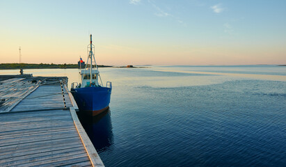 Obraz premium Fishing boats