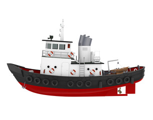 Obraz premium Tugboat Isolated