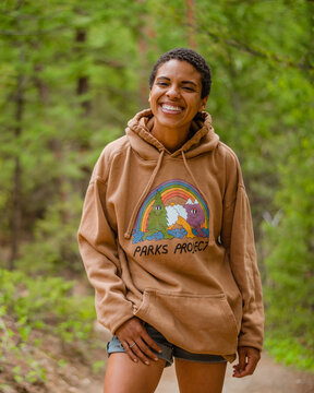 bipoc woman out in nature