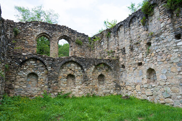 Fototapeta na wymiar Ikalto Monastery. a famous Historic site in Telavi, Kakheti, Georgia.