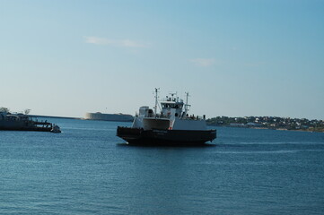 cargo ship in port