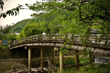 京都 嵐山 太鼓橋 Kyoto Arashiyama Taikobashi bridge
