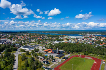 Drone picture over Västervik