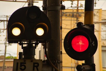 電車の信号機