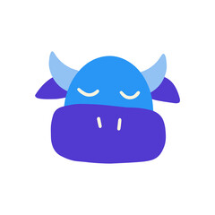 Cow sign. Healthly food concept icon.