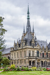 Fecamp Benedictine palace (1852) - neo-Gothic and neo-renaissance styles chateau. Now Benedictine...