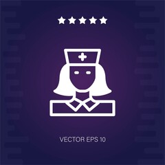nurse vector icon