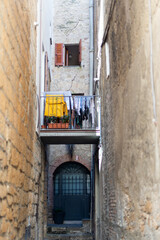 Fototapeta na wymiar Orvieto, Umbria - Italy. City street view. Nice country city near Rome to visit with medieval look