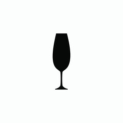 wine glass icon vector