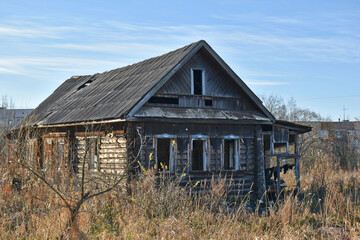 old wooden house