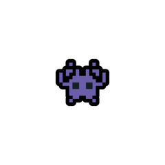 Obraz premium Robot face vector flat illustration. Isolated robot vector icon