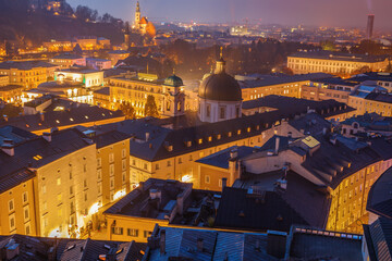 Fototapeta na wymiar Architecture of Salzburg