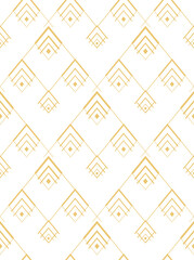 Repetitive Creative Graphic Gatsby Textile Texture. Continuous Decorative Vector Wedding Texture Pattern. Seamless Abstract 30s 