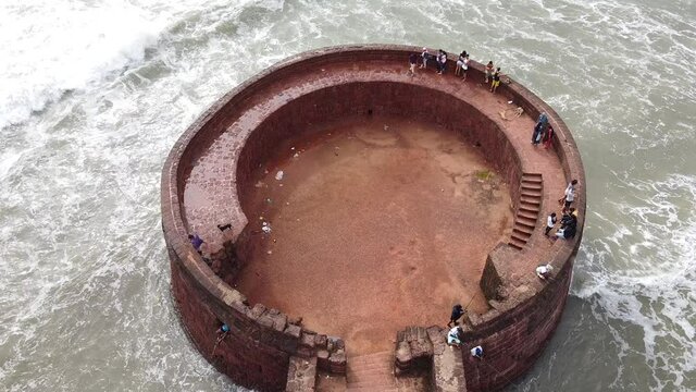 Aerial View of Aguada Fort, Sinquerim, Goa