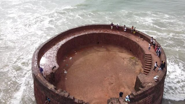Aerial View of Aguada Fort, Sinquerim, Goa