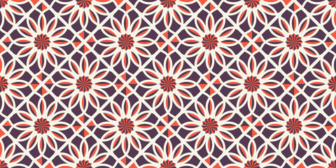 Vector Border Arabic Pattern