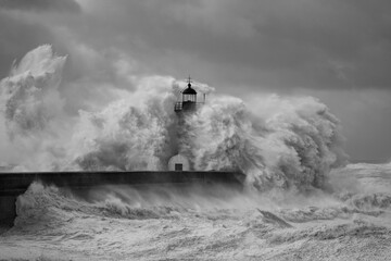 Dangerous windy Coast