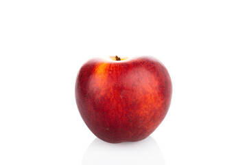Peach. Whole peach on a white background. (Tr - seftali)
