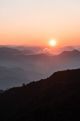 Mountain Sunrise in Rishikesh