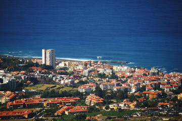 Puerto de Cruz resort in Tenerife, Spain, Europe