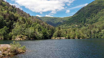 lake in the mountains