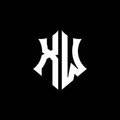 XW monogram logo with a sharp shield style