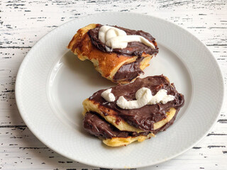 homemade gluten free chocolate cakes on a plate