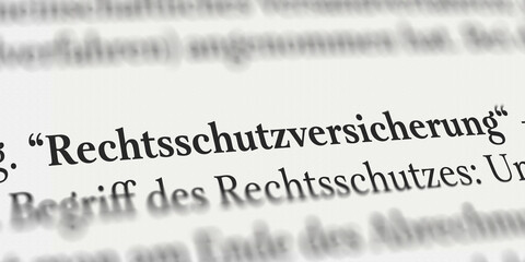 Rechtsschutzversicherung im Buch
