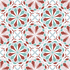 abstract geometric arabic etnic seamless pattern background.