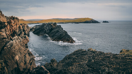 Shetland coastline