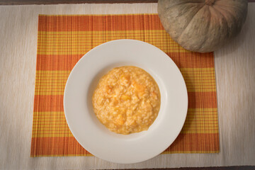 pumpkin risotto
