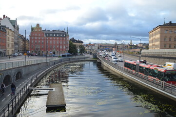 view of the old city stockholm