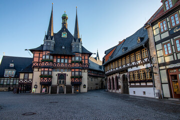Obraz premium Rathaus Wernigerode - Teil 1