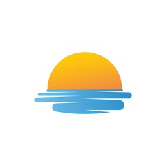 sun ilustration logo